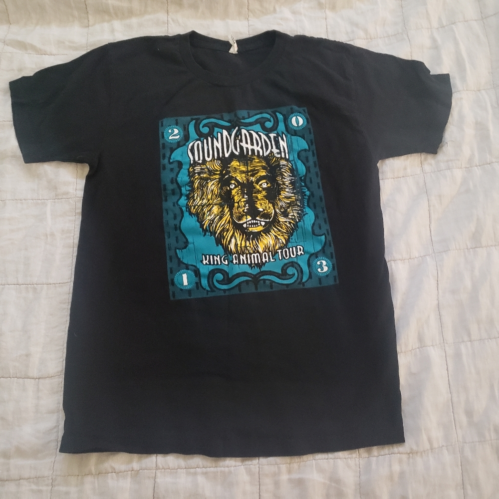 Soundgarden King Animal tour black tee